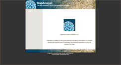Desktop Screenshot of mapanalyst.cartography.ch